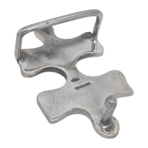 Fibbia Puzzle in argento