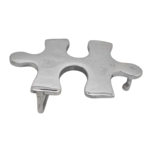 Fibbia Puzzle in argento