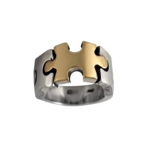 Anello Puzzle Catena