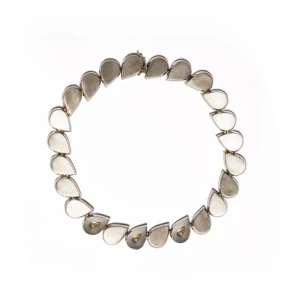 Collana a gocce con brillanti