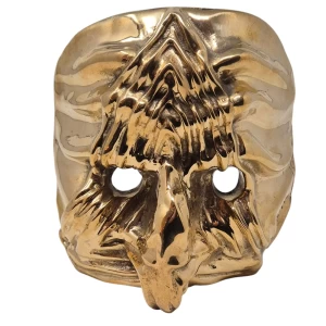 Maschera di Pulcinella in Bronzo