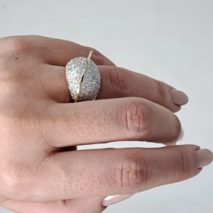 Anello Saturno oro e brillanti