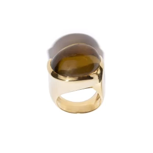 Anello Tulipano con Quarzo
