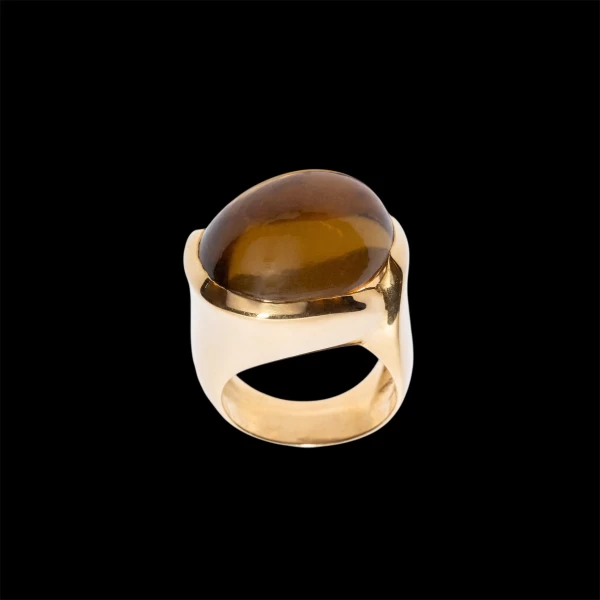 Anello Tulipano con Quarzo