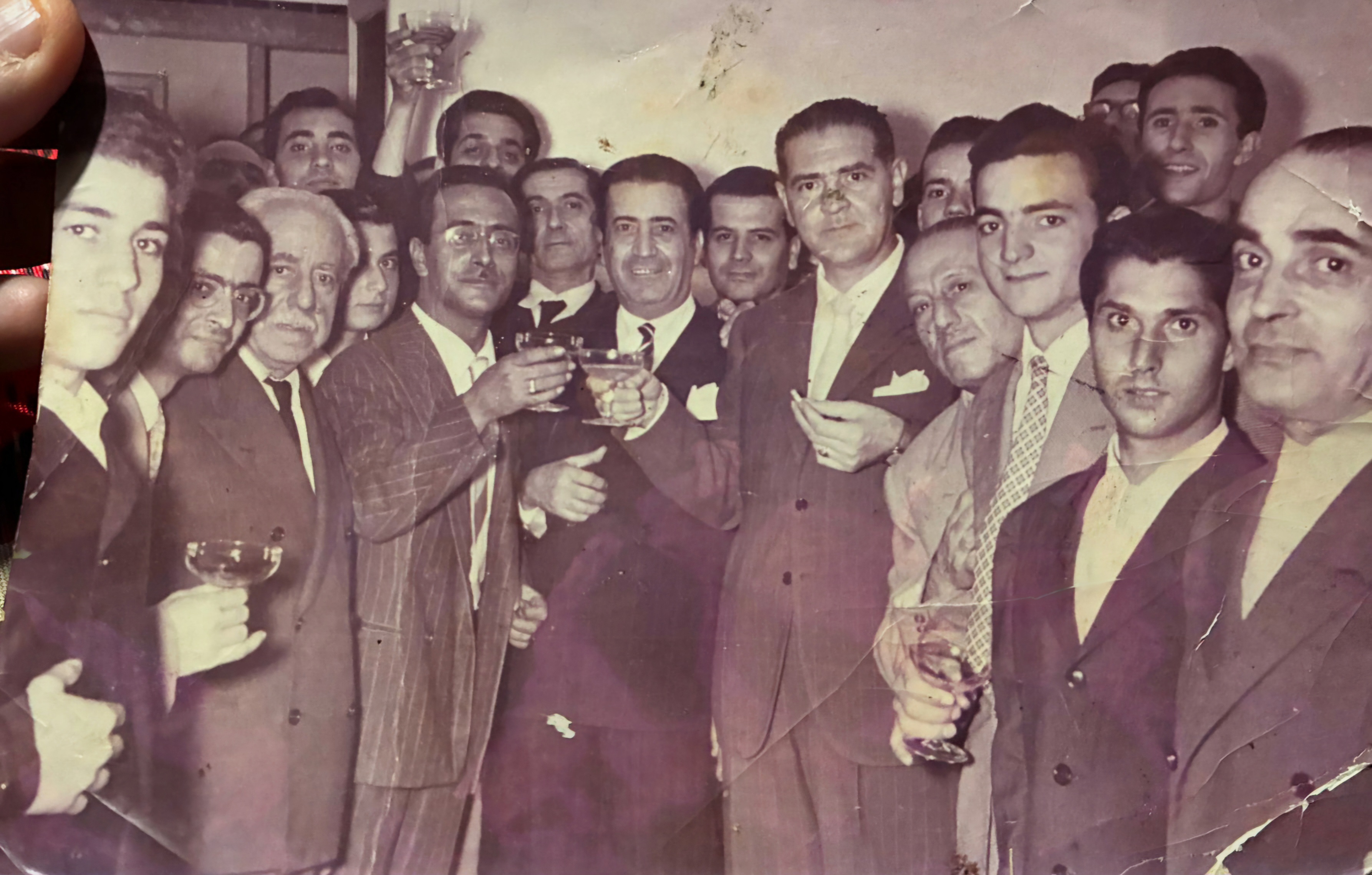 Una celebrazione nella bottega