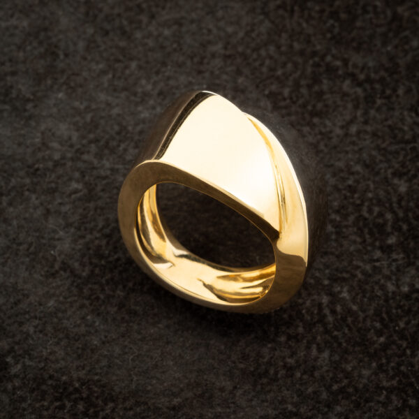 Anello Foglia indossato