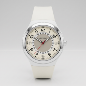 Orologio in Acciaio e gomma al quarzo