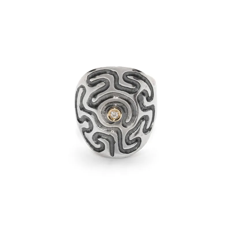 Anello Labirinto Tondo